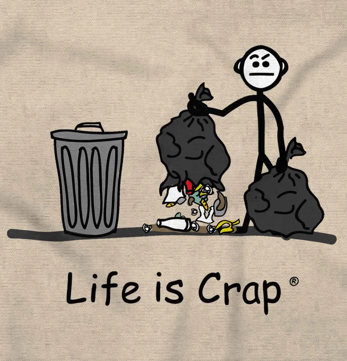 Broken Garbage Bag Hoodie