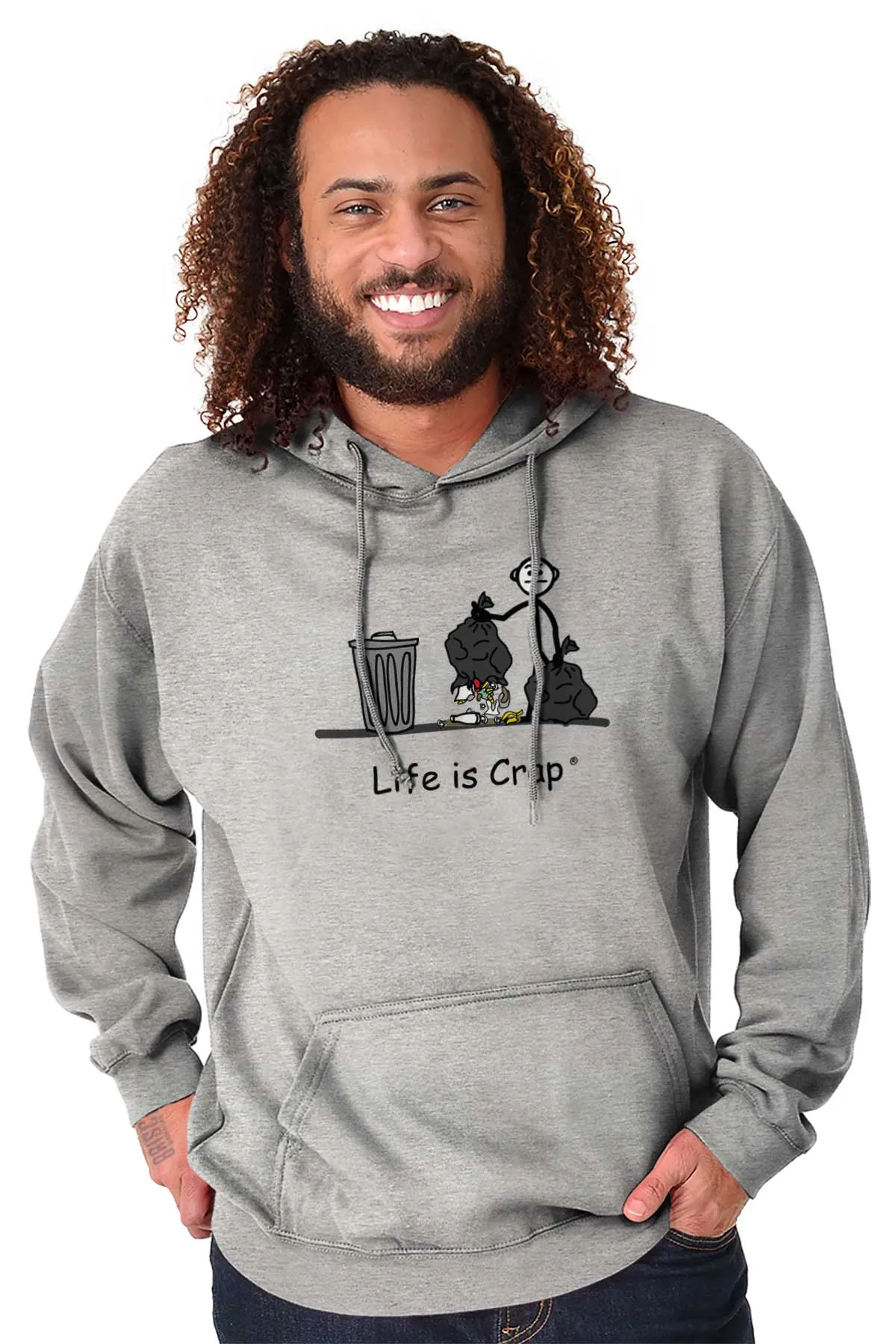 Broken Garbage Bag Hoodie