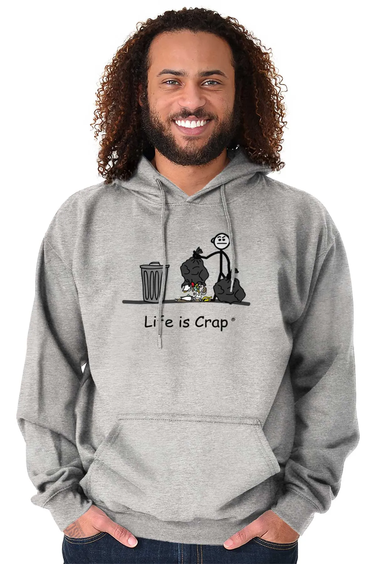 Broken Garbage Bag Hoodie