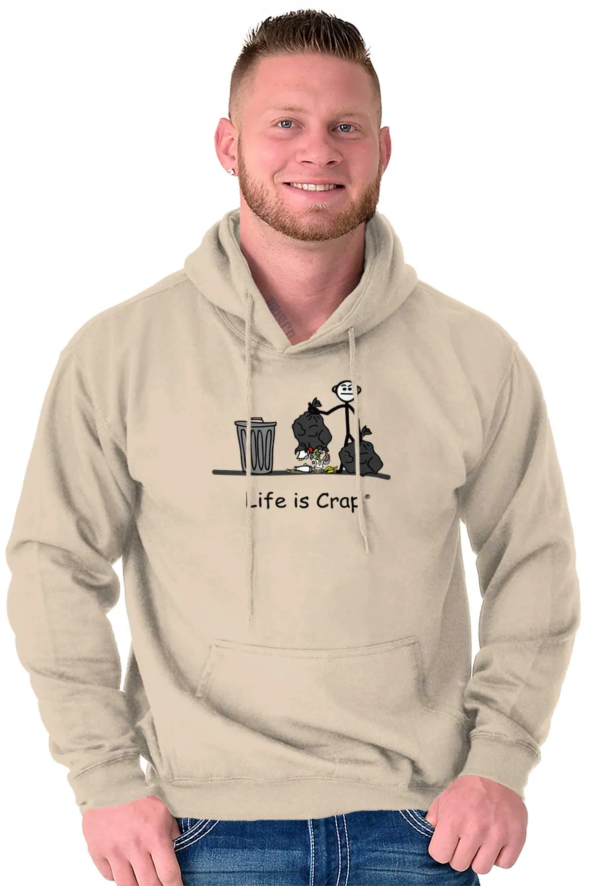 Broken Garbage Bag Hoodie