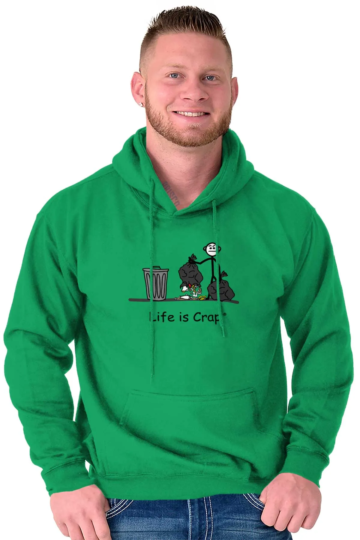 Broken Garbage Bag Hoodie