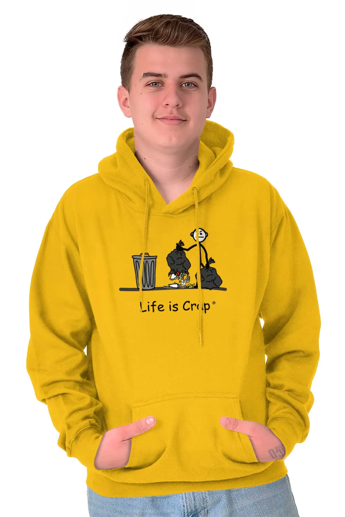 Broken Garbage Bag Hoodie