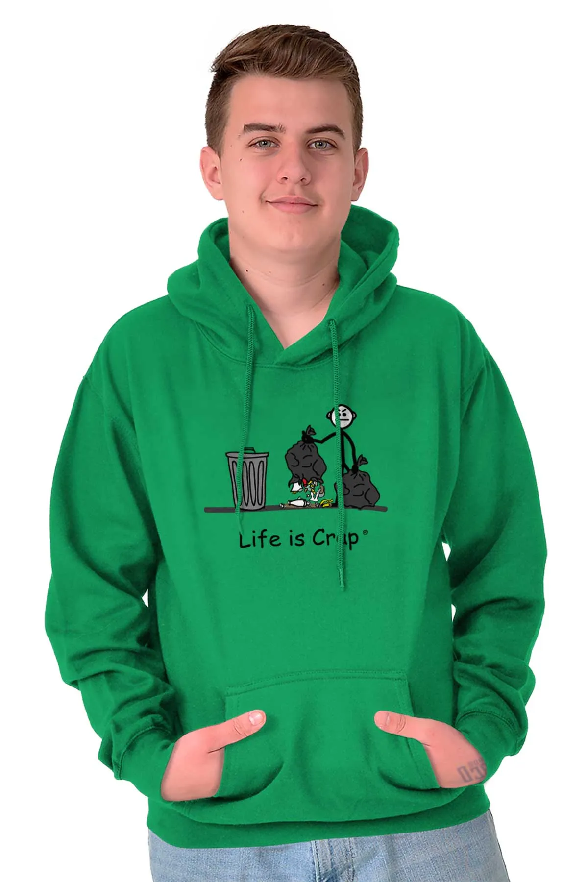 Broken Garbage Bag Hoodie