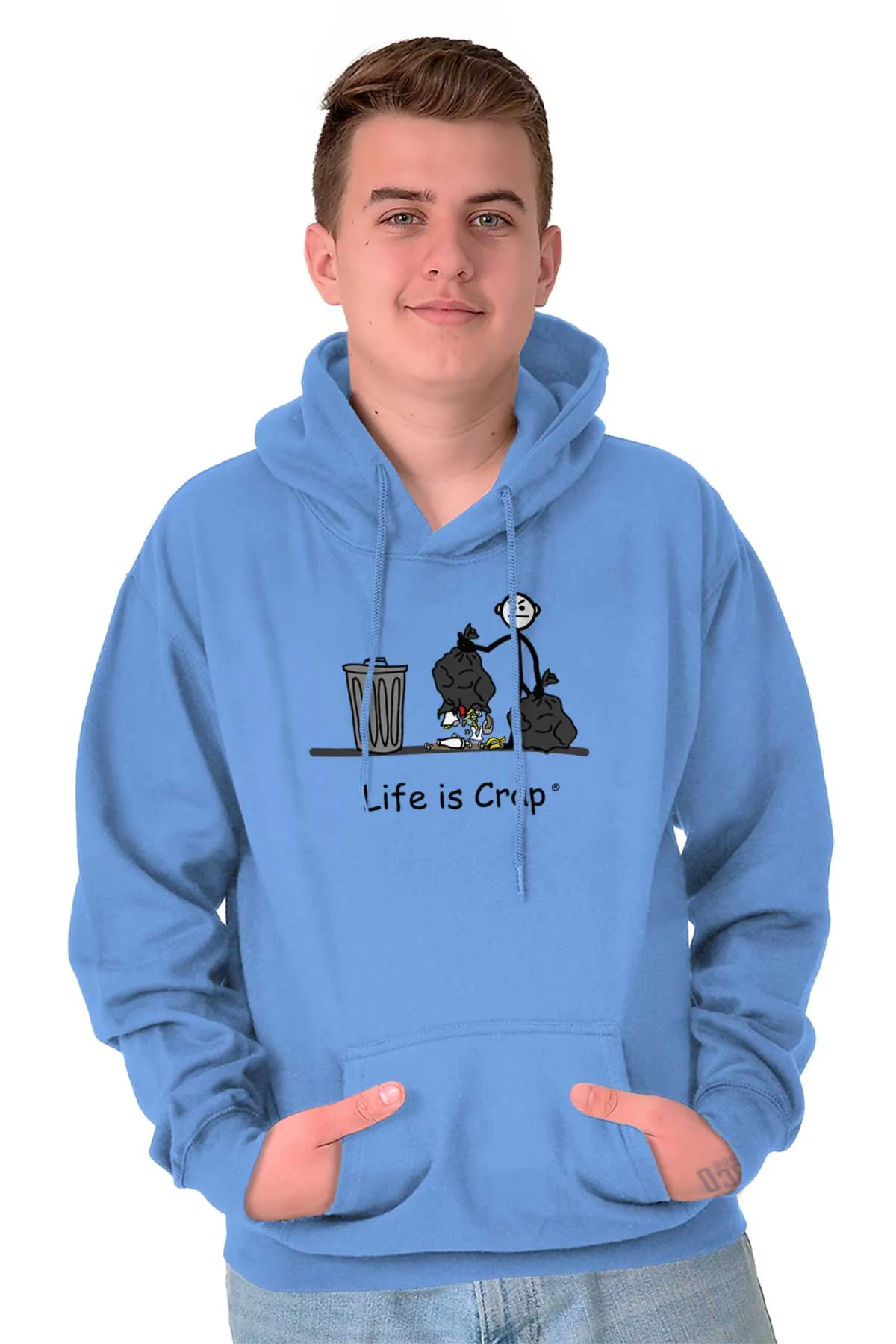 Broken Garbage Bag Hoodie