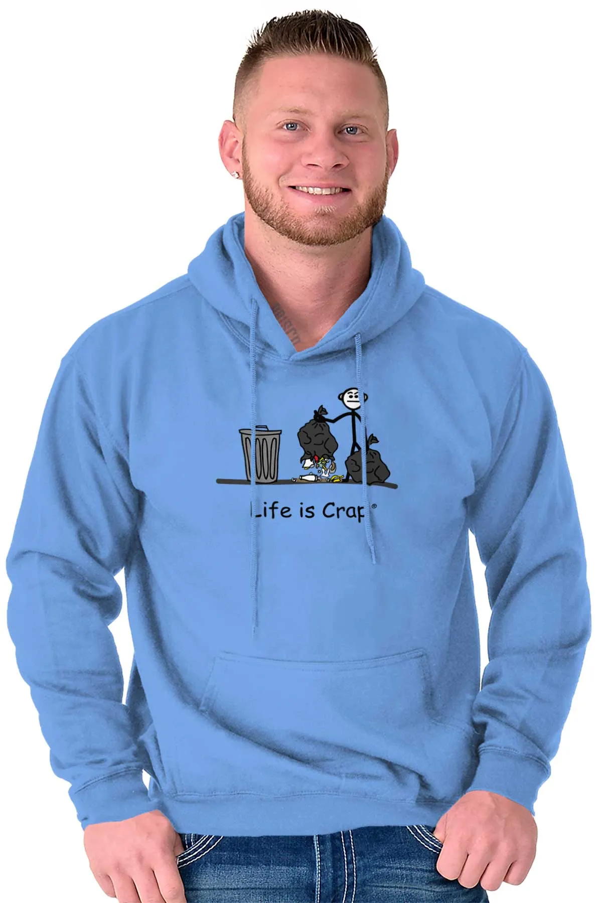Broken Garbage Bag Hoodie