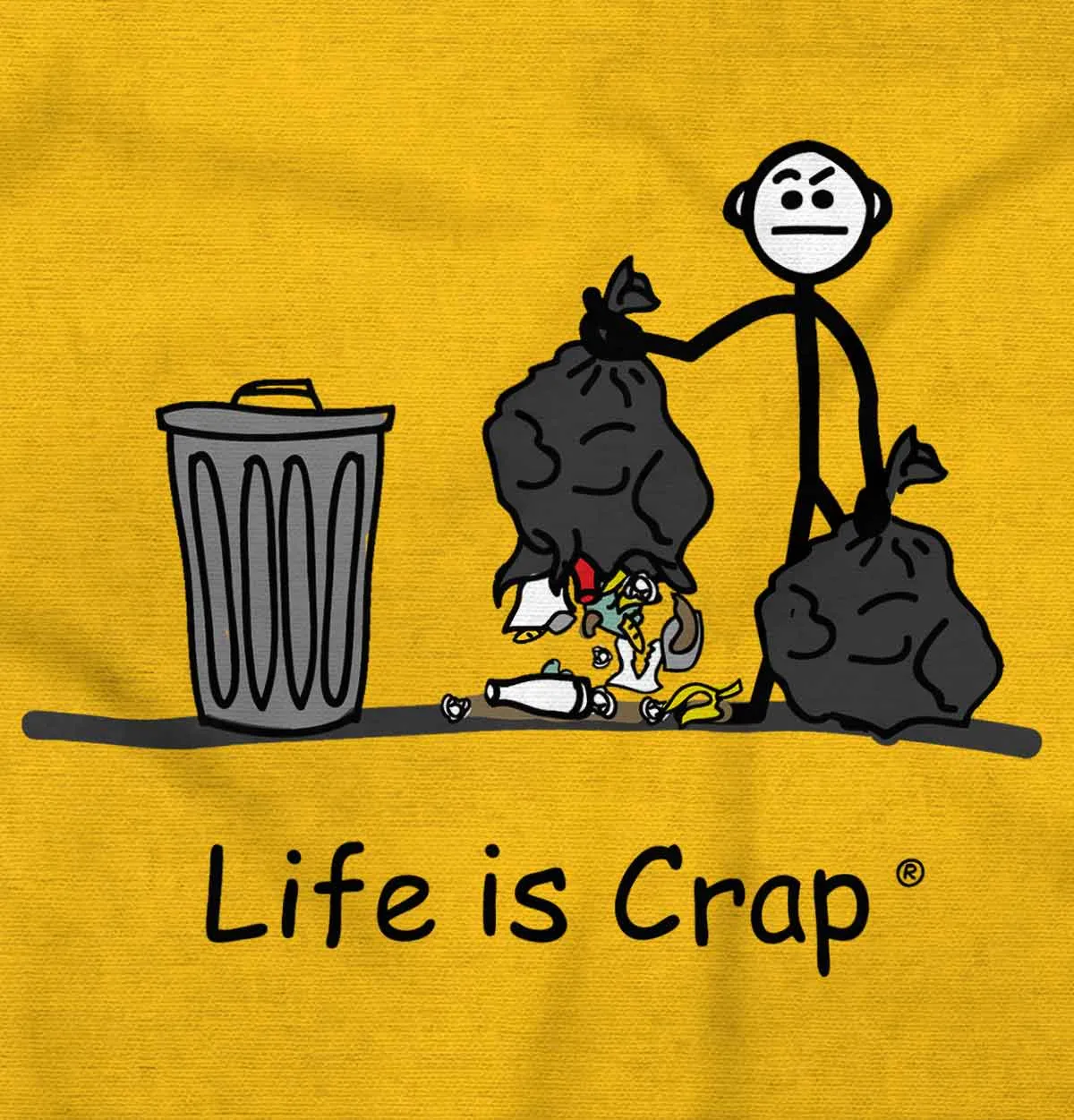 Broken Garbage Bag Hoodie