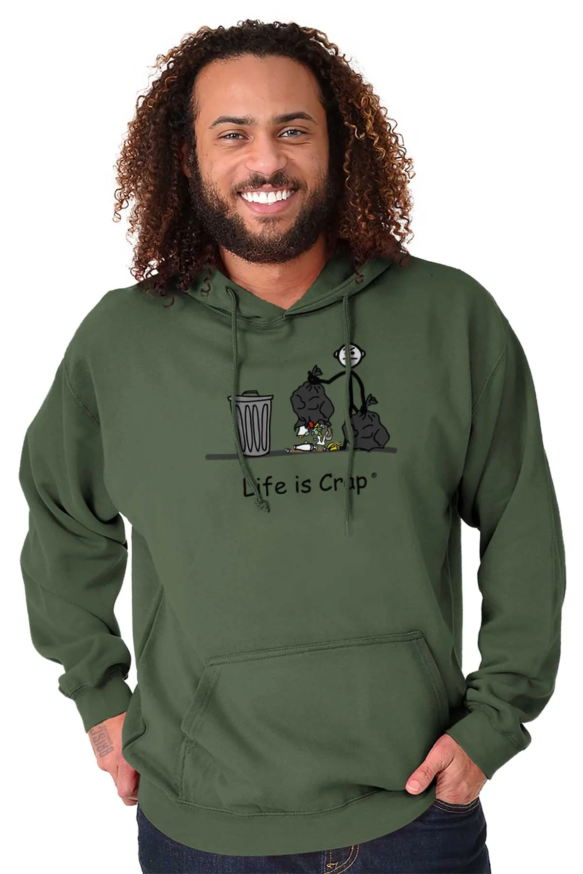 Broken Garbage Bag Hoodie