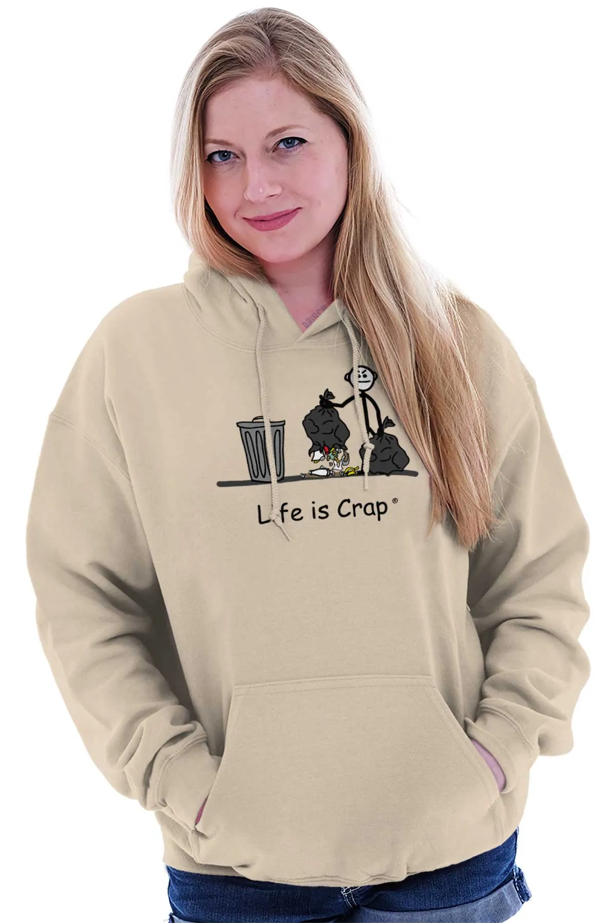 Broken Garbage Bag Hoodie