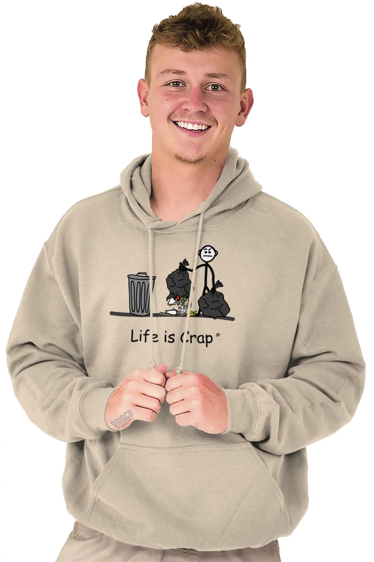 Broken Garbage Bag Hoodie