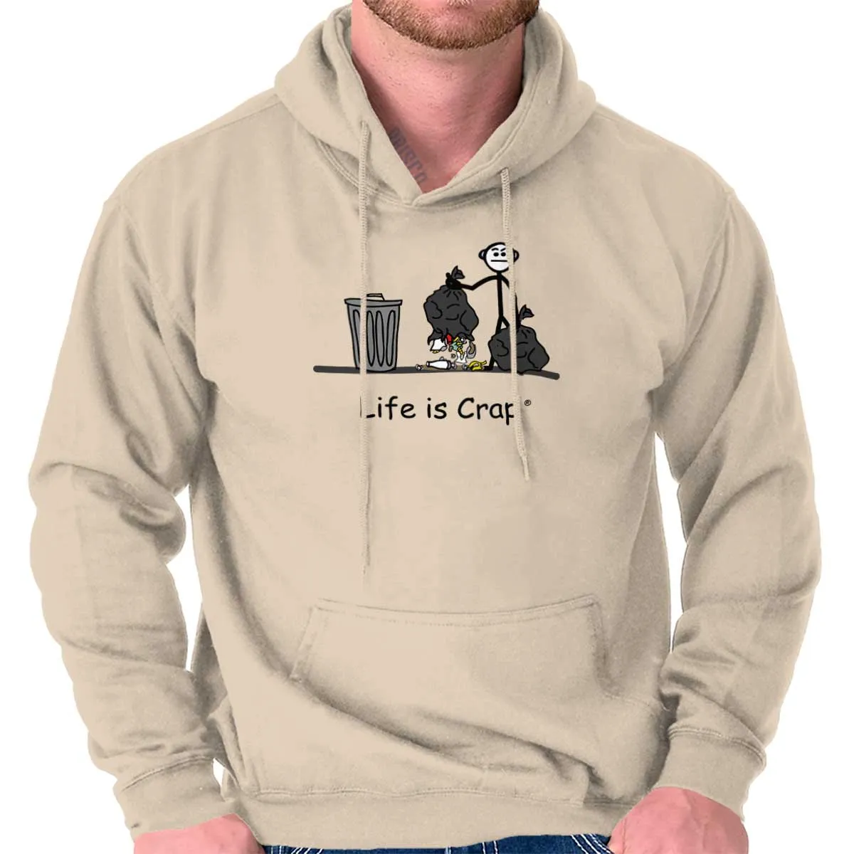 Broken Garbage Bag Hoodie