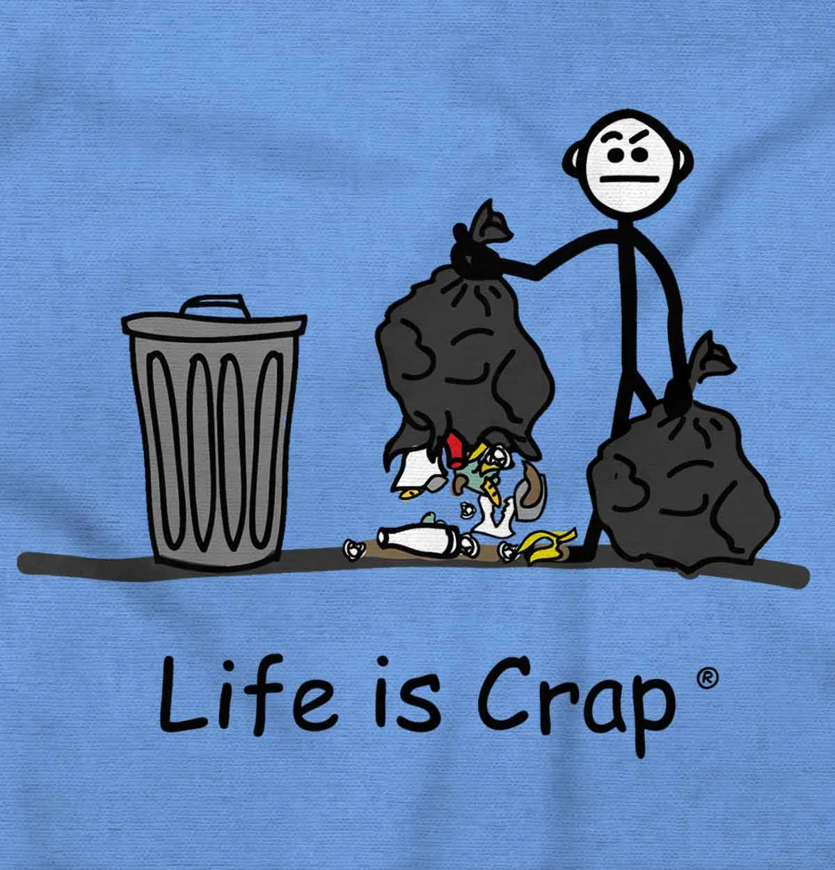 Broken Garbage Bag Hoodie
