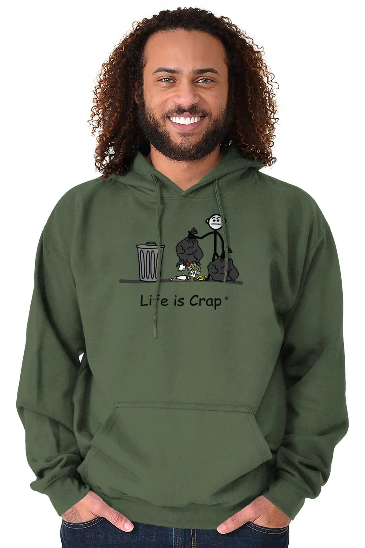 Broken Garbage Bag Hoodie