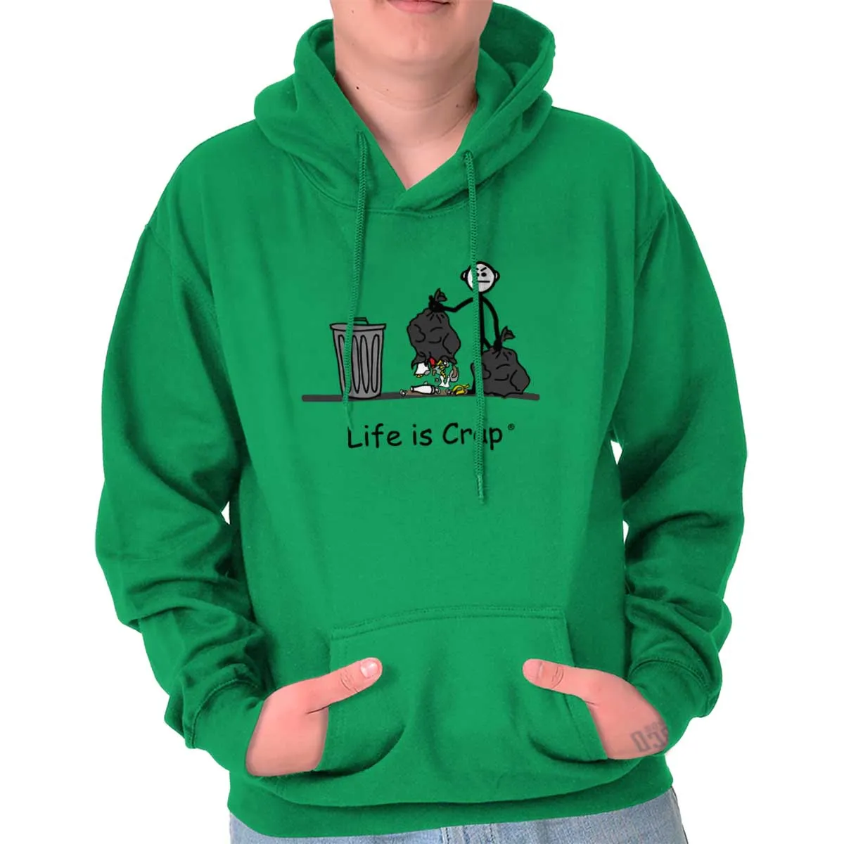 Broken Garbage Bag Hoodie