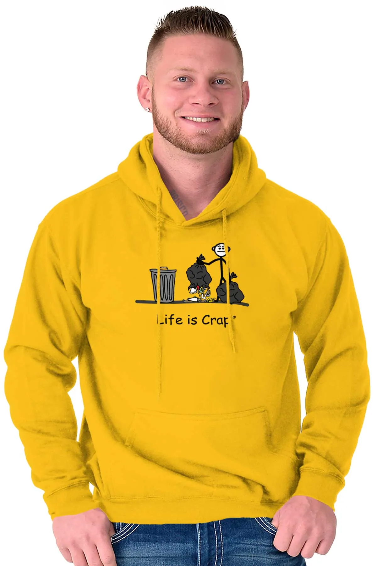 Broken Garbage Bag Hoodie