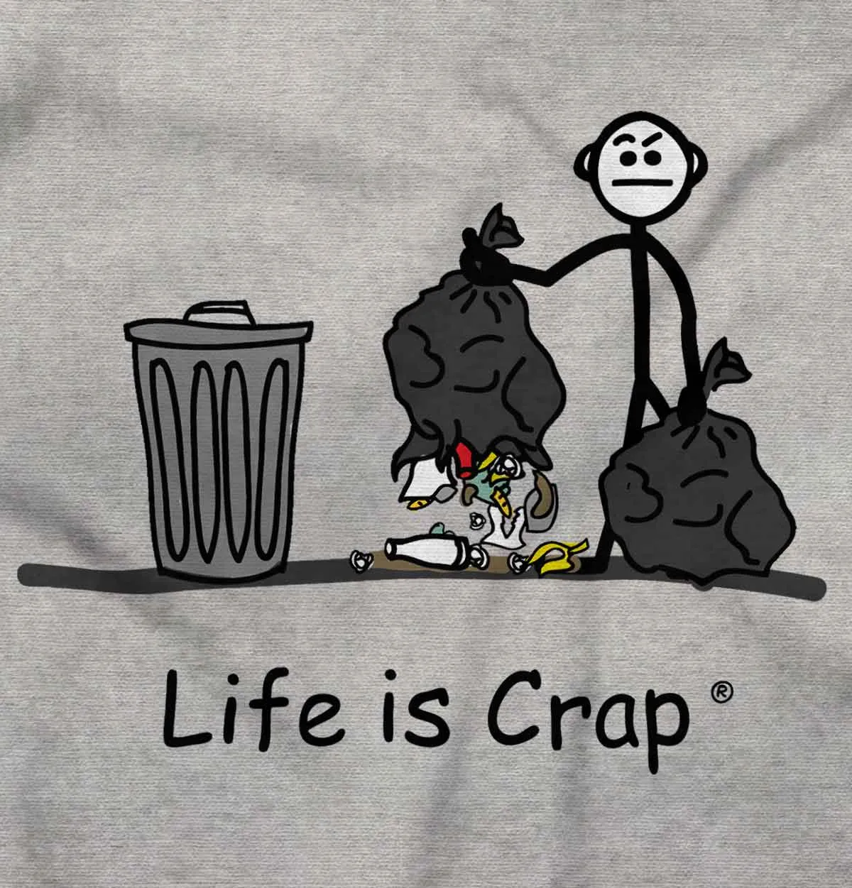 Broken Garbage Bag Hoodie