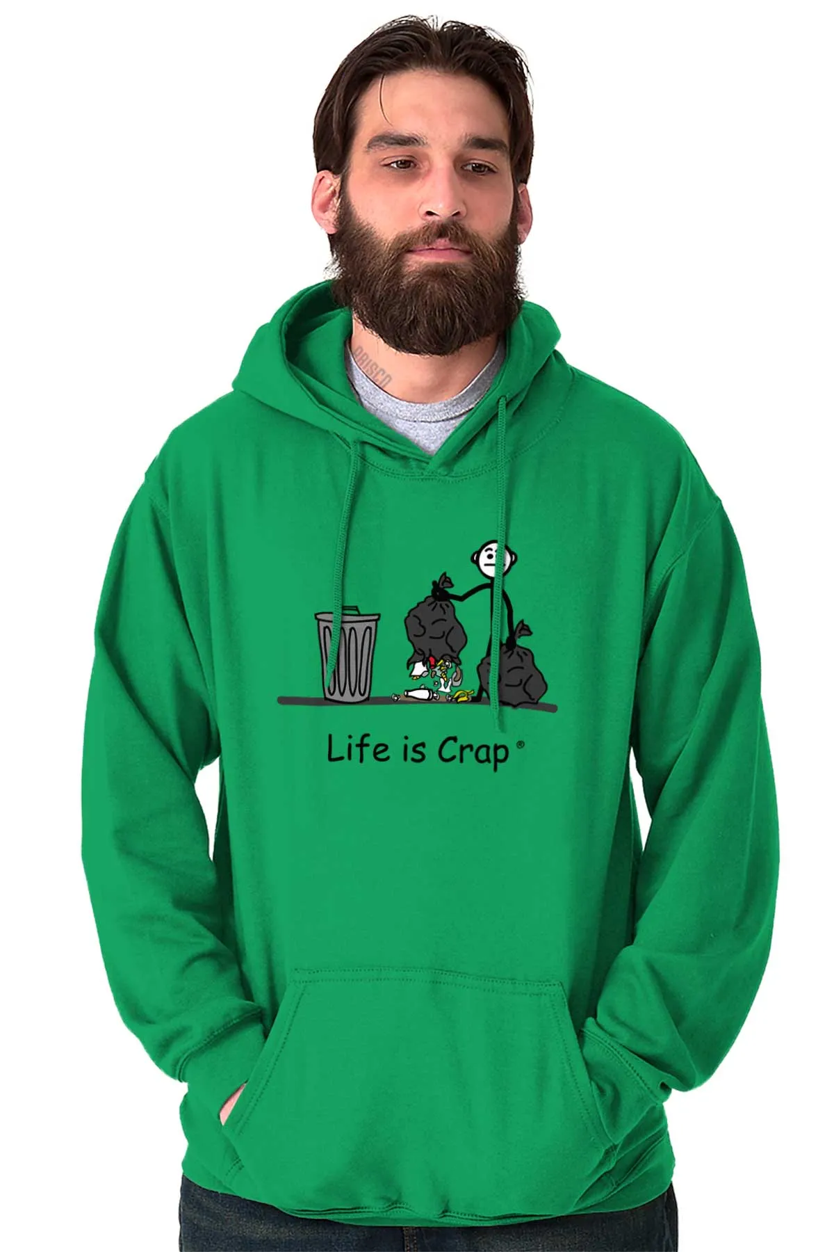Broken Garbage Bag Hoodie