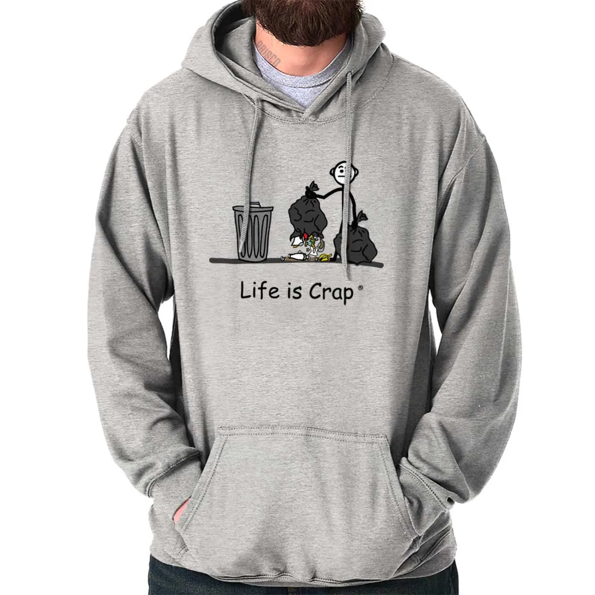 Broken Garbage Bag Hoodie
