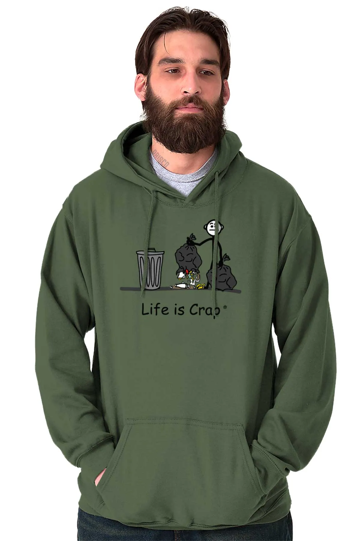 Broken Garbage Bag Hoodie