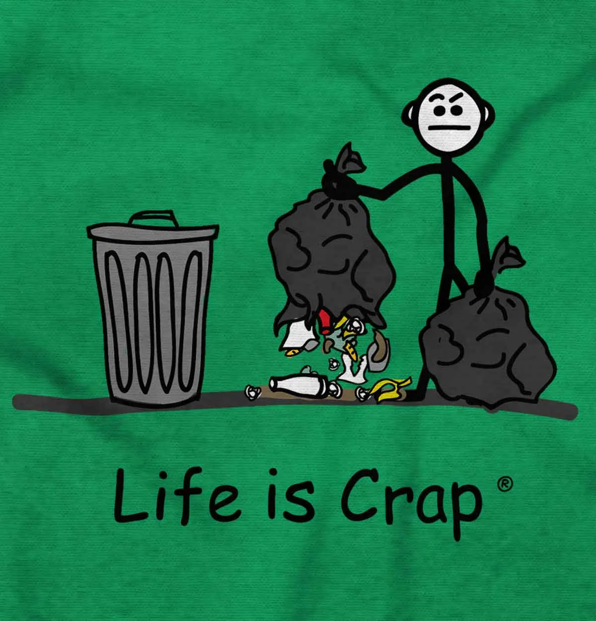 Broken Garbage Bag Hoodie