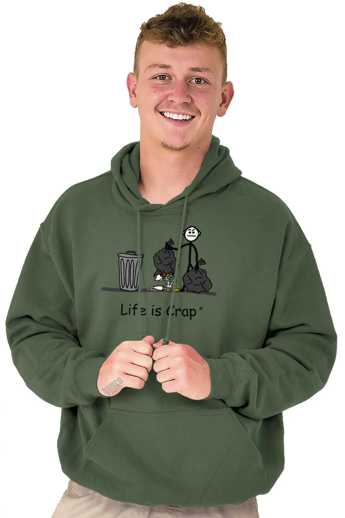 Broken Garbage Bag Hoodie