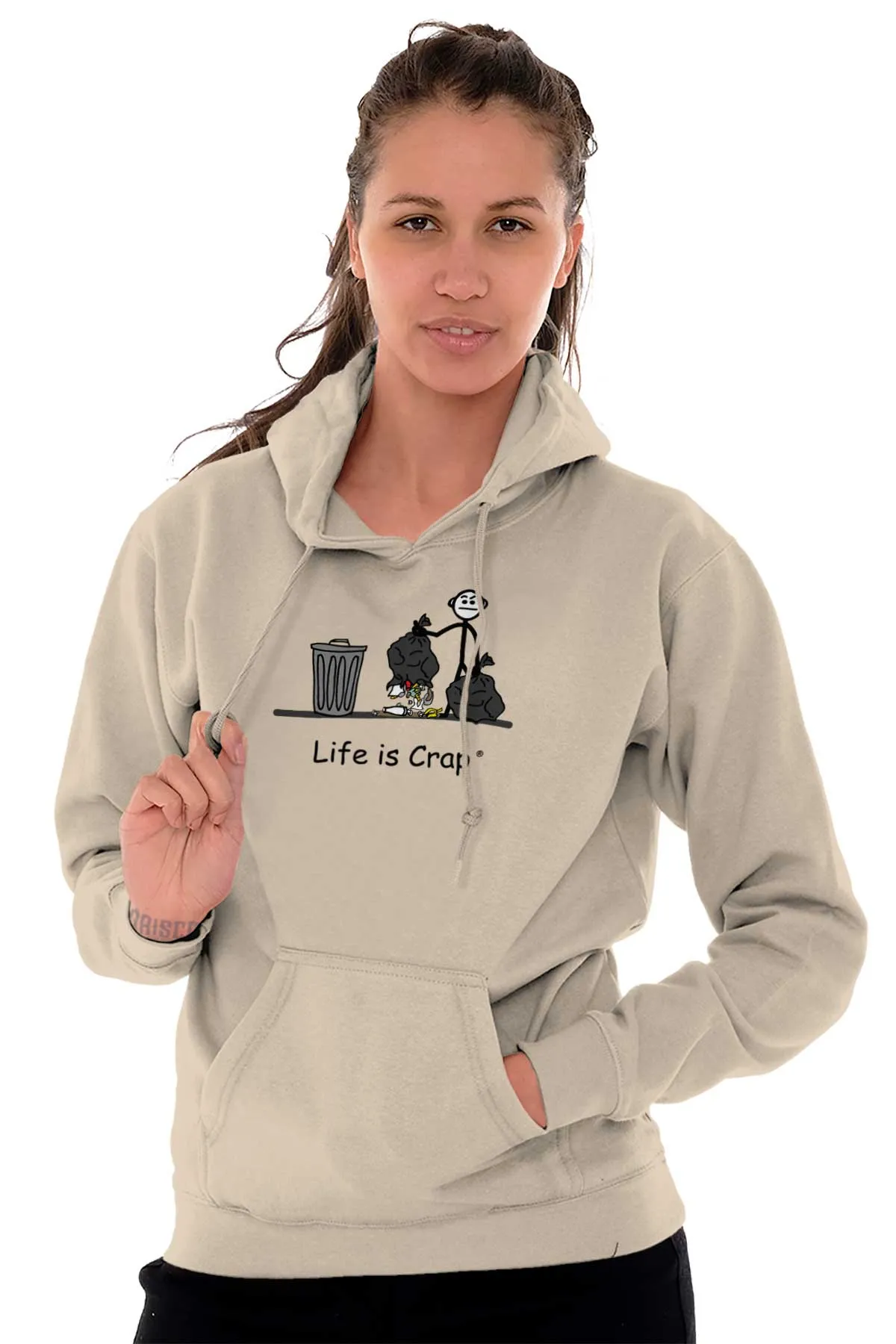 Broken Garbage Bag Hoodie