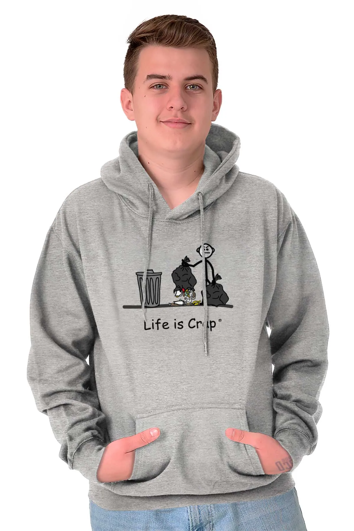 Broken Garbage Bag Hoodie