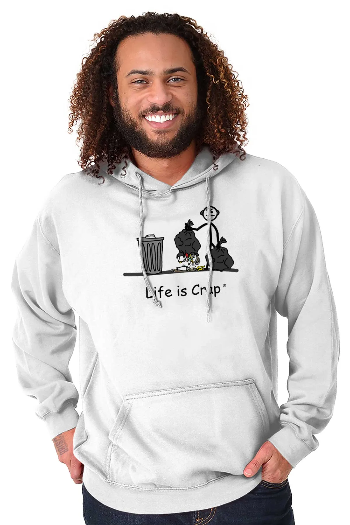 Broken Garbage Bag Hoodie