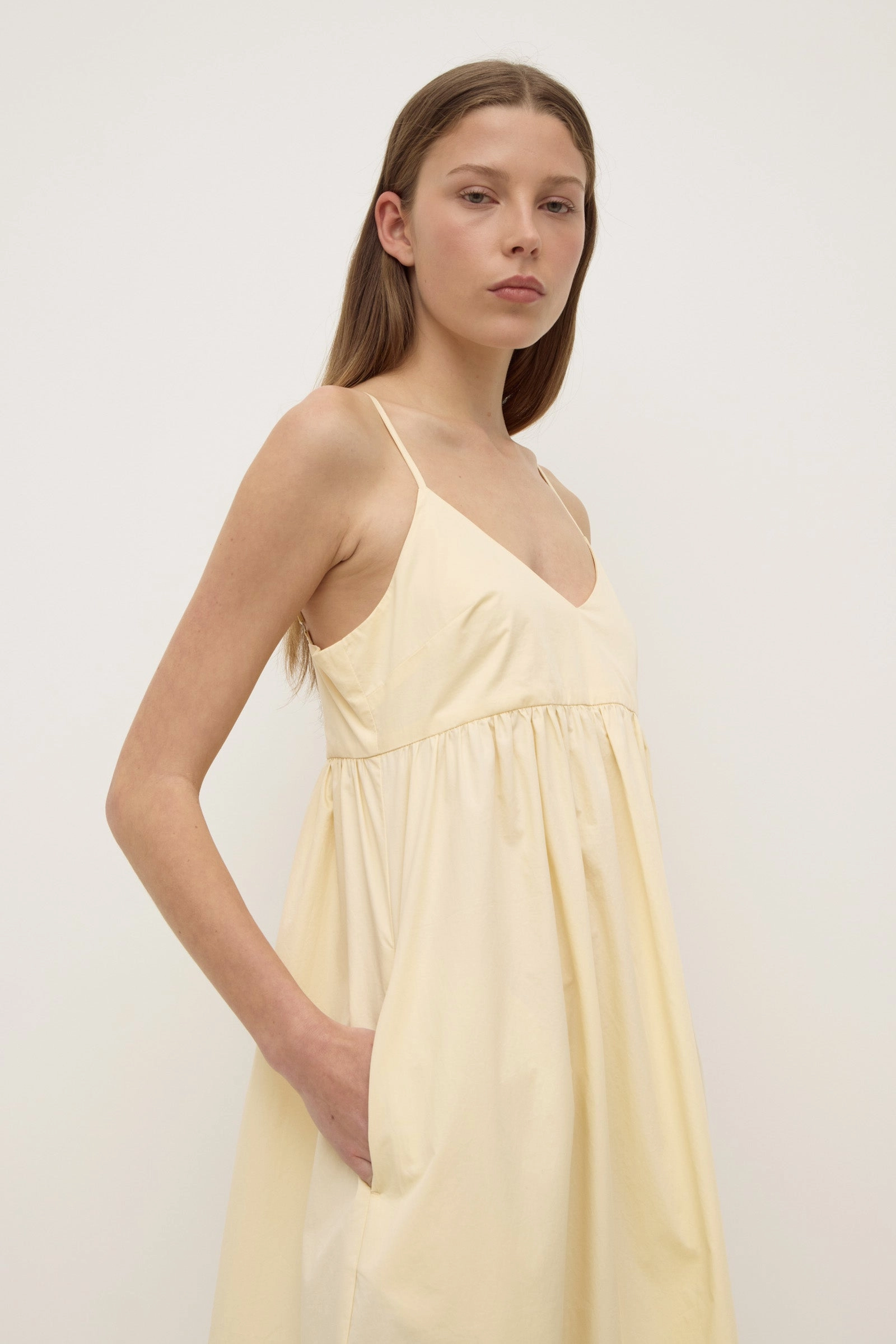 Bronte Poplin Midi Dress Minimal Motion