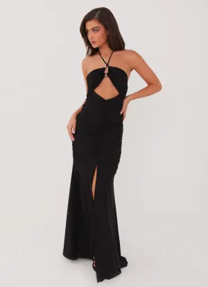 Quality Material Brynne Maxi Dress - Black