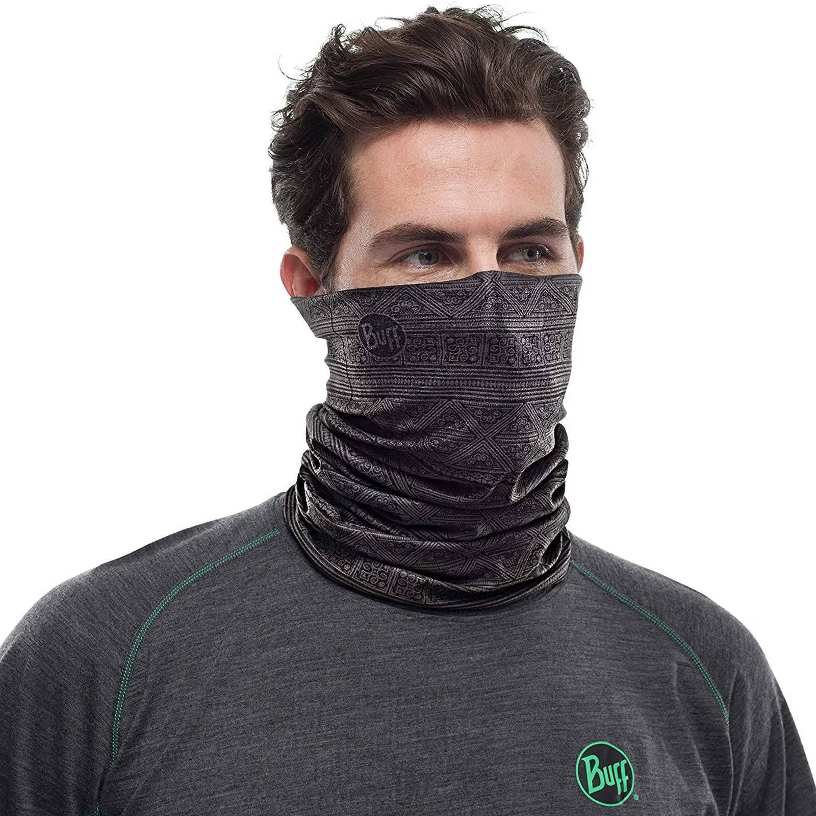 Buff Unisex Coolnet UV  Multifunctional Bandana Tubular - Graphite - OS