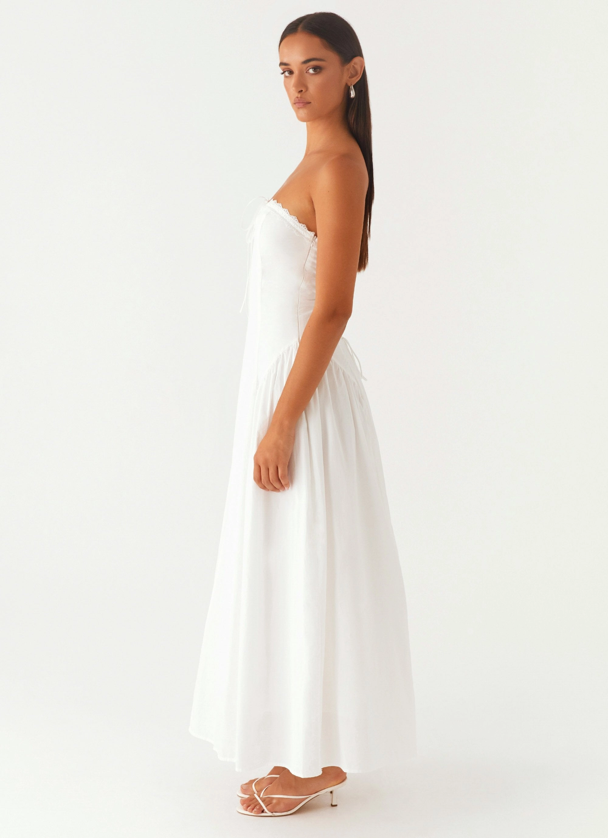 Burleigh Maxi Dress - Ivory Timeless Fashion Grace Flow