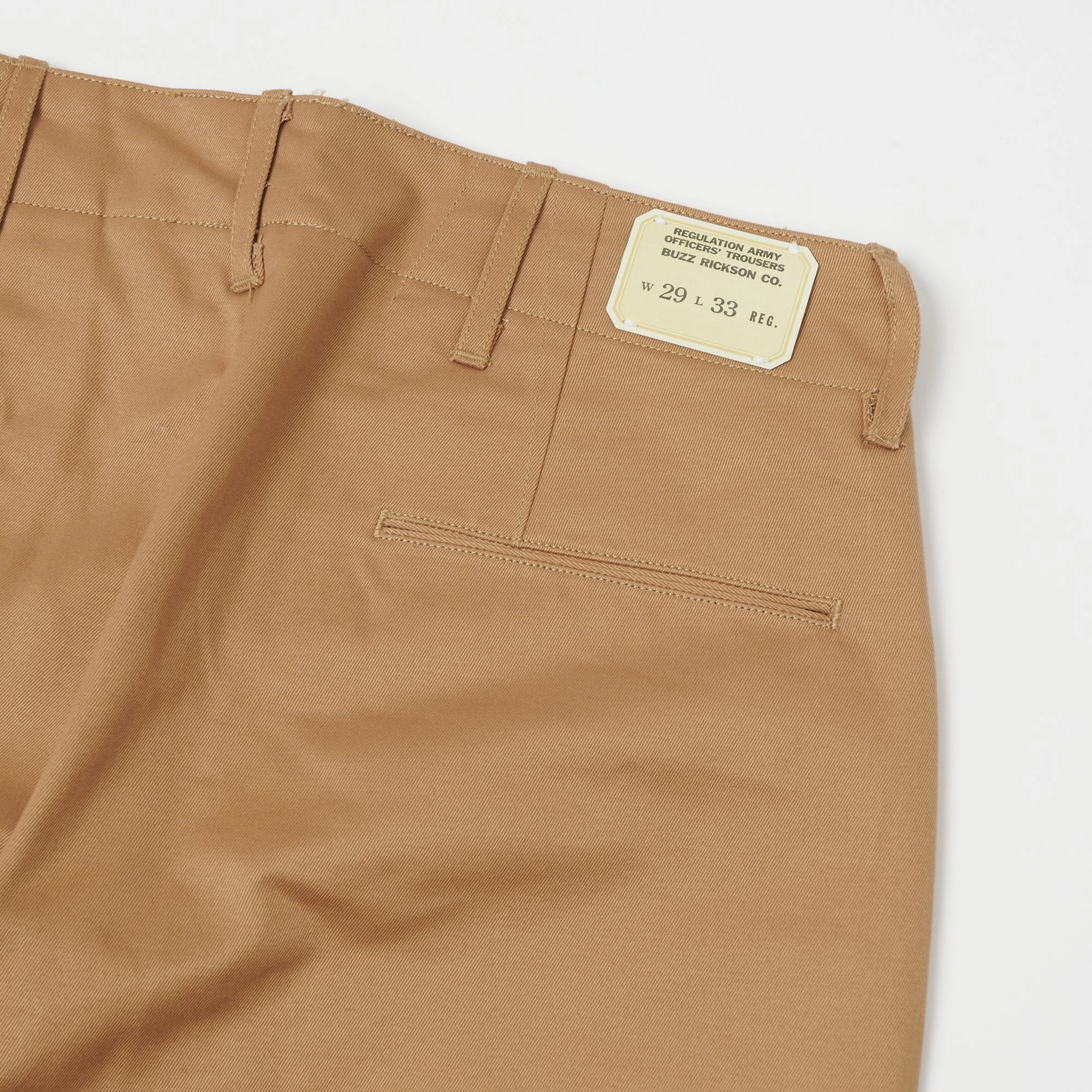 Buzz Rickson's 'Early Model' 1945 Chino - Camel Functional Fit