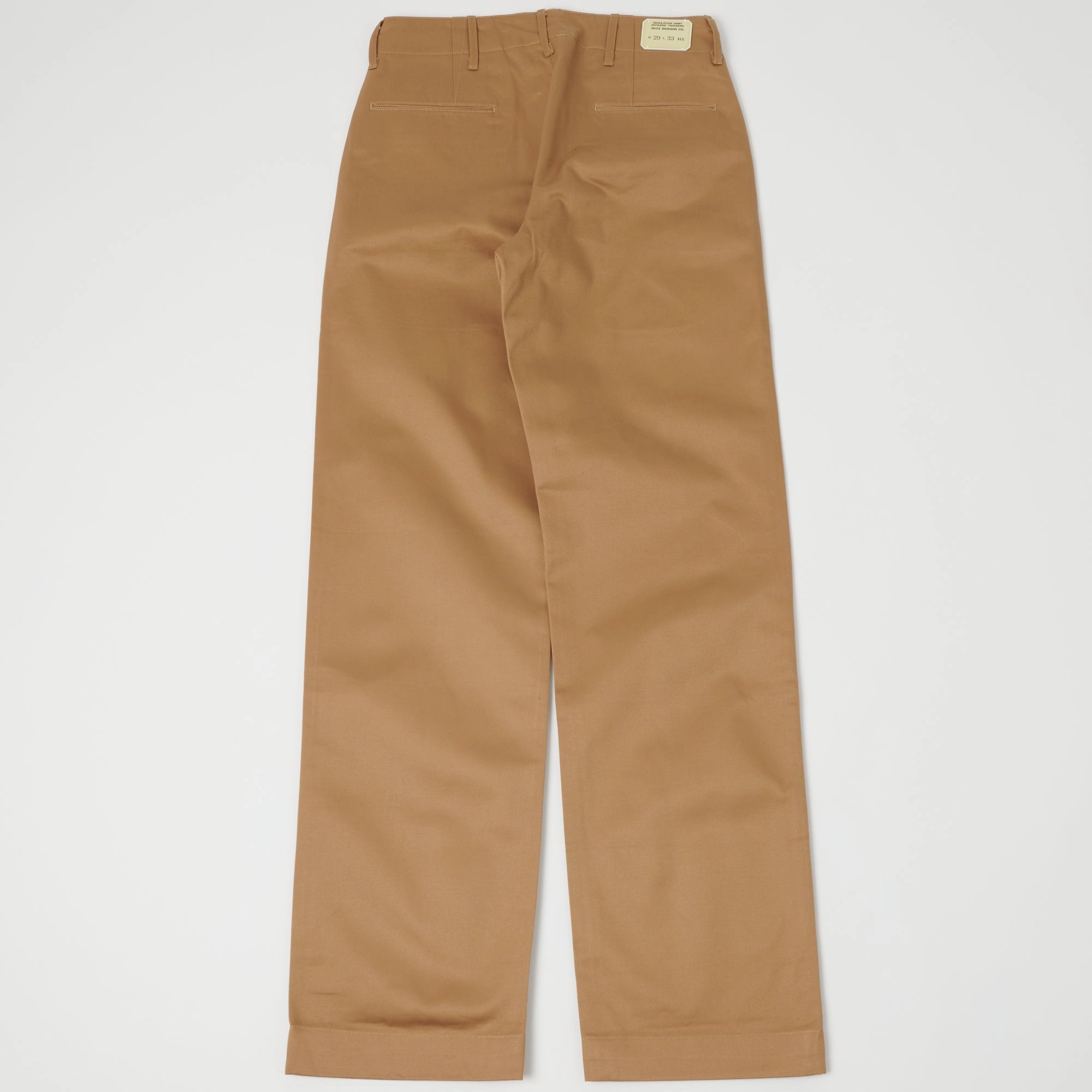 Chilly Weather Wear Supportive Fit Buzz Rickson's 'Early Model' 1945 Chino - Camel