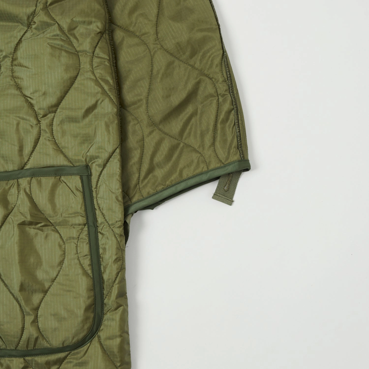Buzz Rickson's 'Extreme Cold Weather' Liner Jacket - Olive Temperature control Anti Pilling Textile