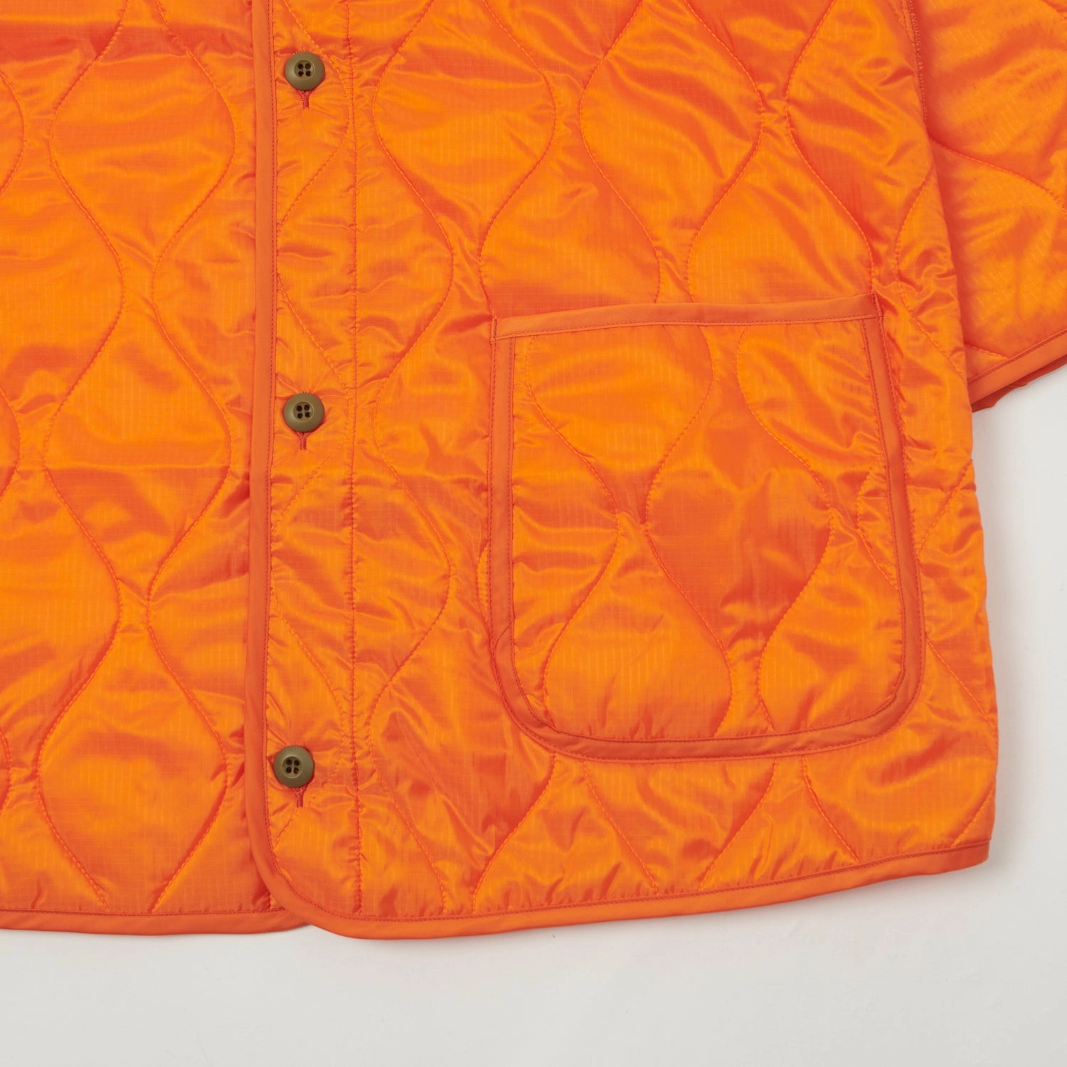 Buzz Rickson's 'Extreme Cold Weather' Liner Jacket - Orange Clean Fit