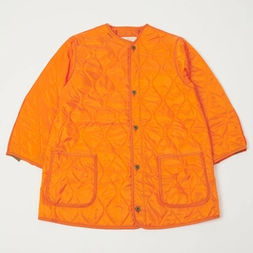 Buzz Rickson's 'Extreme Cold Weather' Liner Jacket - Orange Heavyweight Fabric Neutral Street Style