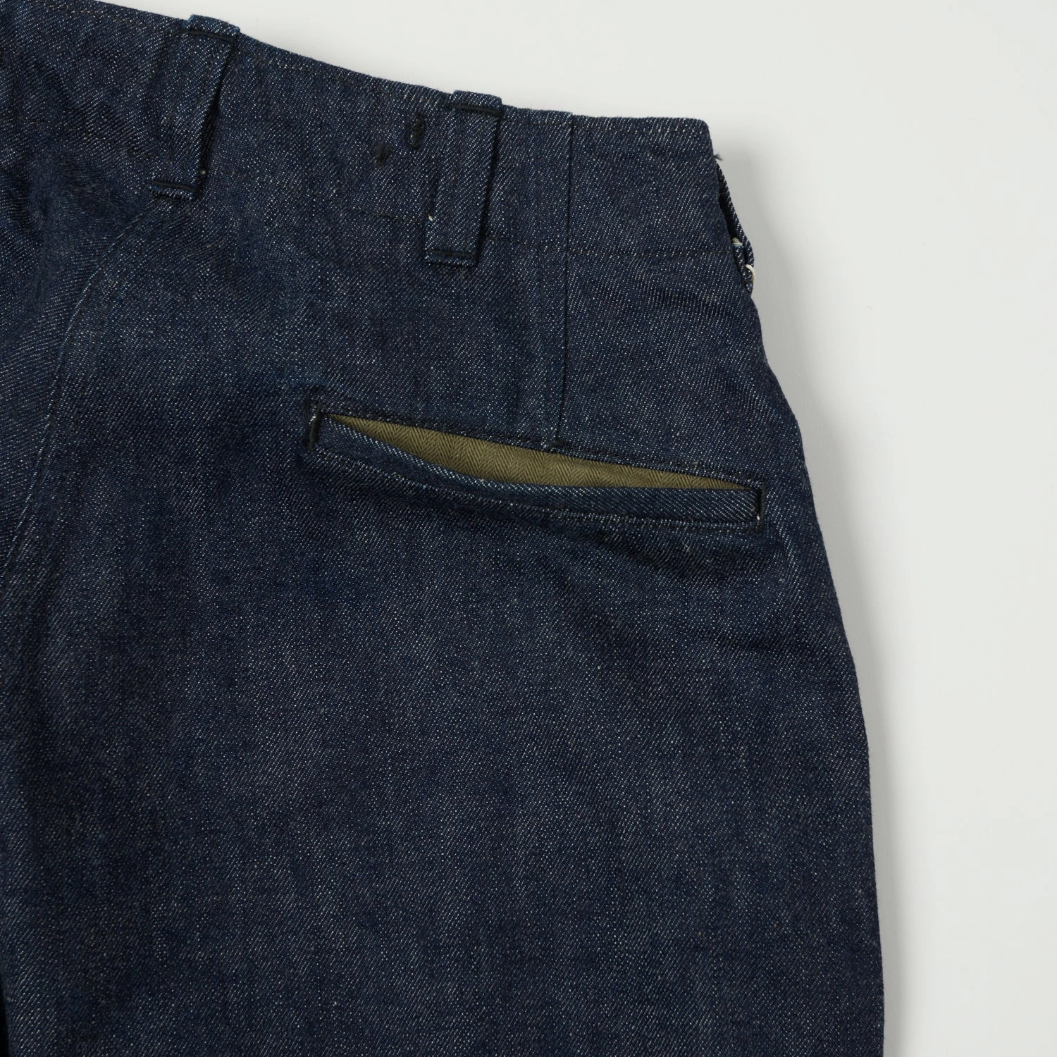 Buzz Rickson's Civillian Model M-43 Denim Trousers - One Wash Modern Comfort