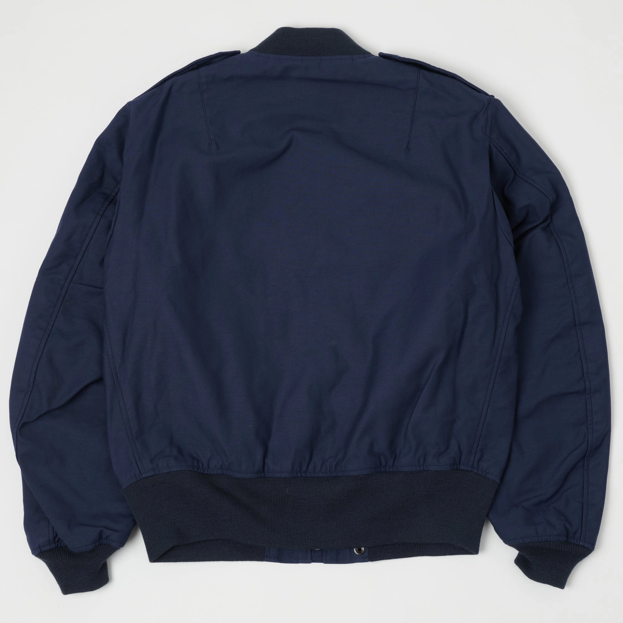 Crisp Walk Look Buzz Rickson's L-2A Civilian Model Flight Jacket - Navy