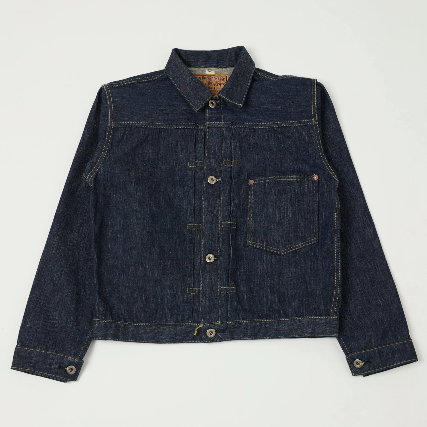 Waterproof Shell Buzz Rickson's Type I Denim Jacket - One Wash