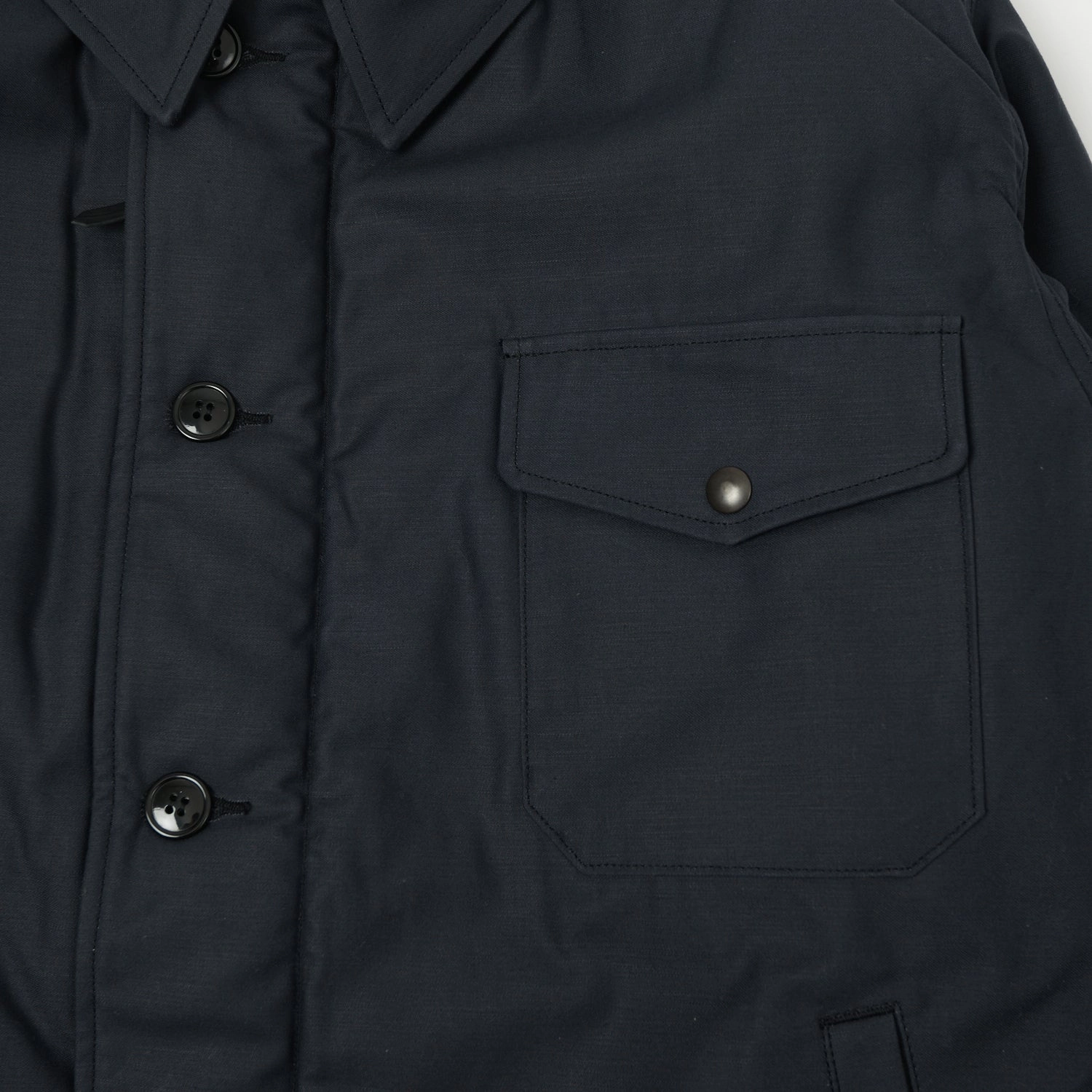 Fleece Backing Everyday Layers Buzz Rickson's U.S. Navy A-2 Civilian Model Deck Jacket - Navy