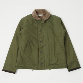 City Ready Buzz Rickson's U.S. Navy N-1 Deck Jacket - Olive