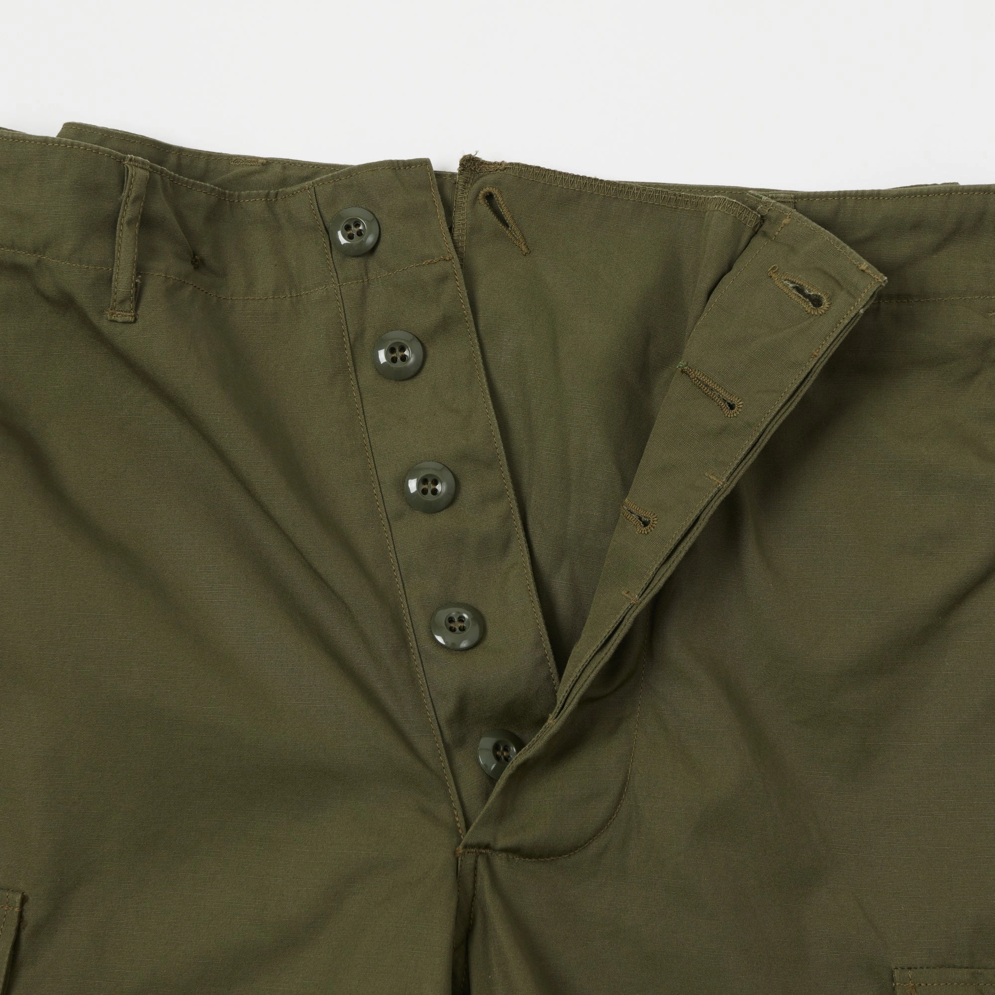 Perfect Silhouette All Fit Buzz Rickson's Wind Resistant Poplin Trouser - Olive
