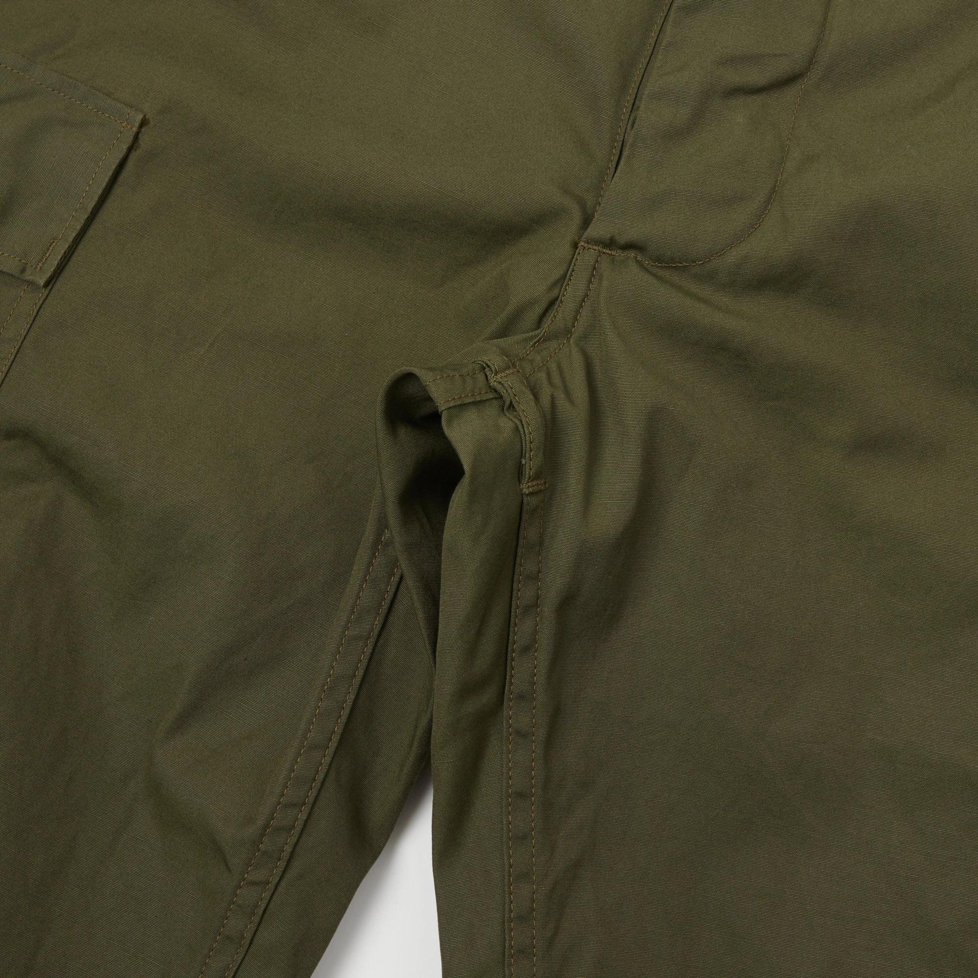 Buzz Rickson's Wind Resistant Poplin Trouser - Olive Fashion Staple