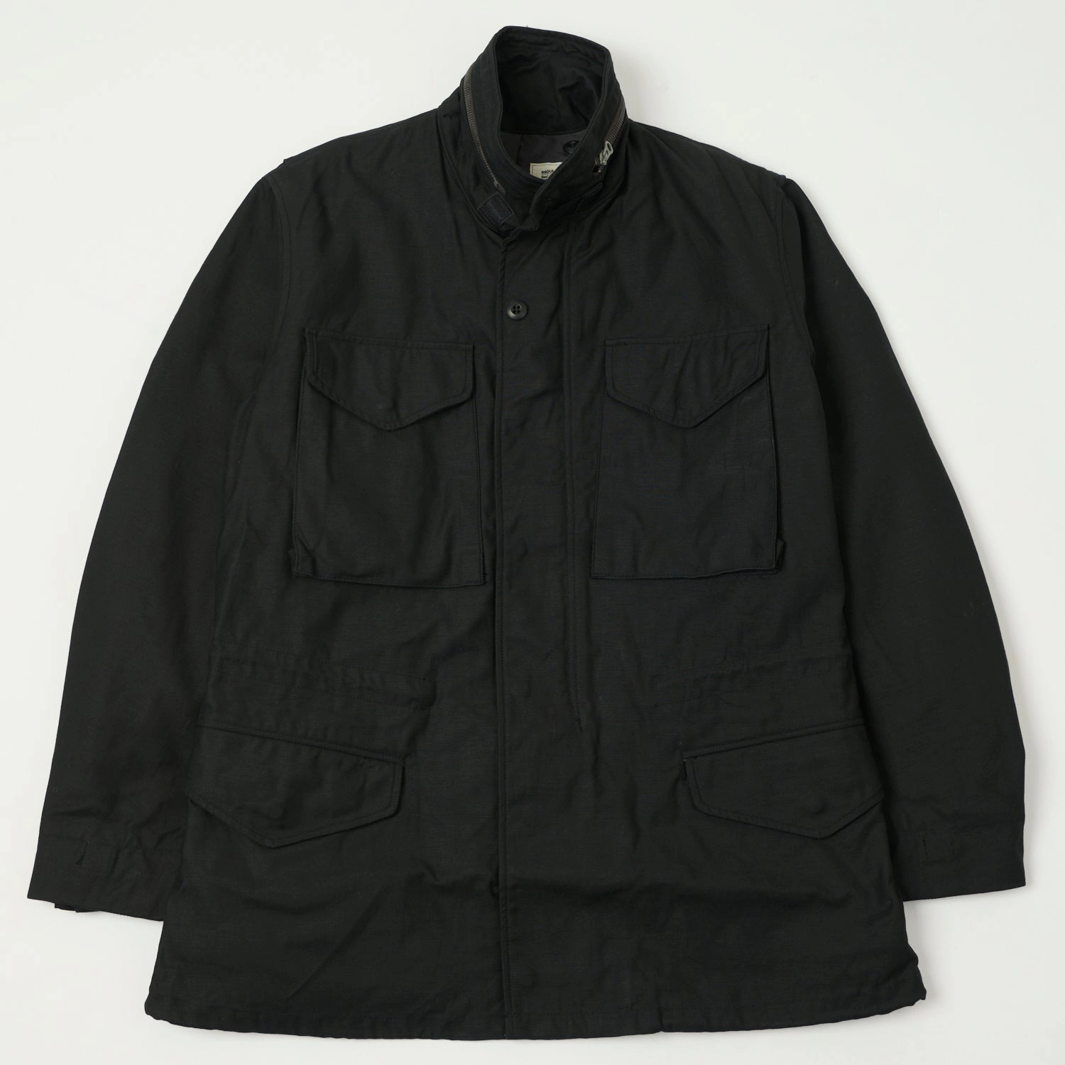 Down Filled Adjustable Hood System Buzz Rickson's x William Gibson M-65 'Early Model' Jacket - Black