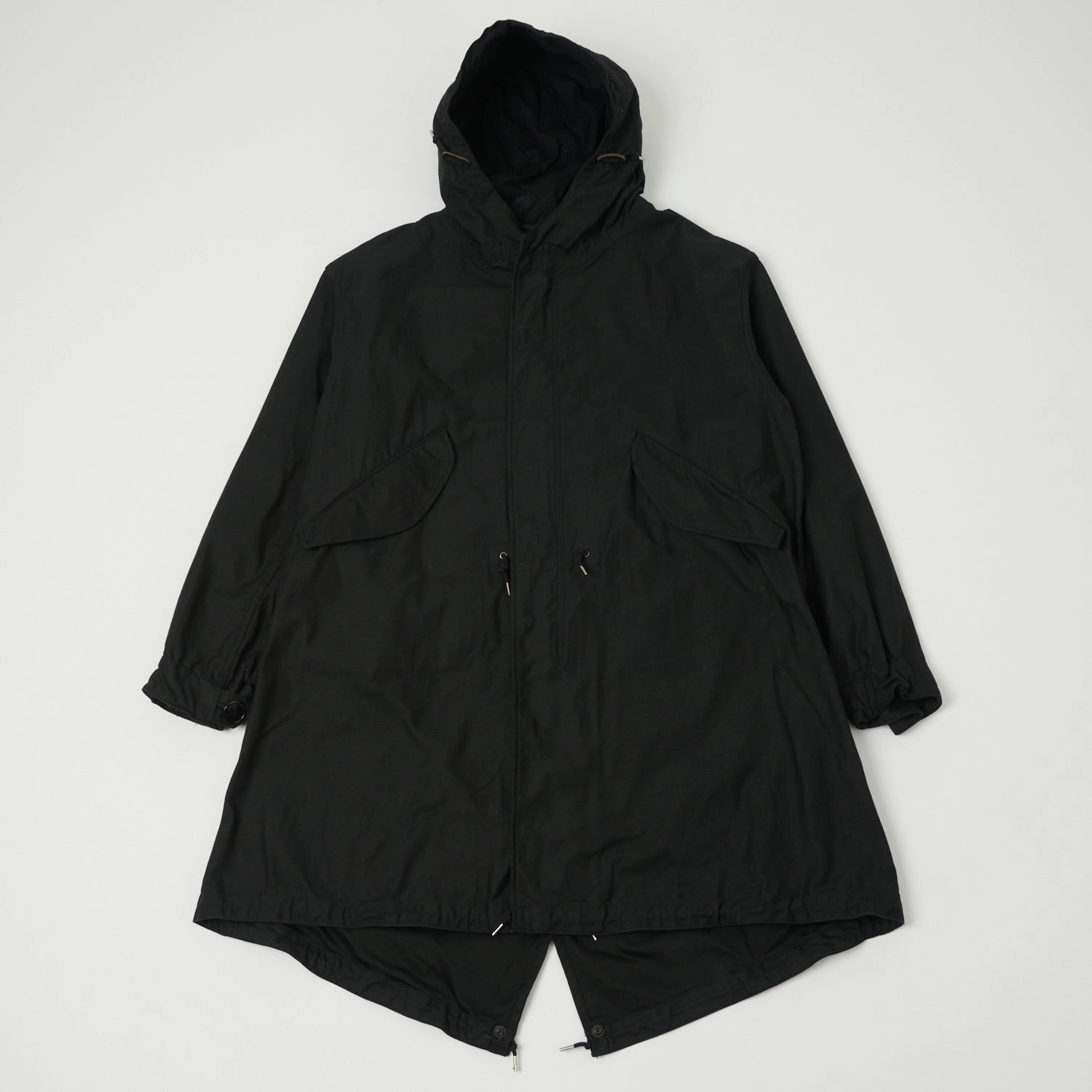 Buzz Rickson's x William Gibson U.S. Army M-51 Parka - Black Adjustable Detachable Hood Effortless Layer