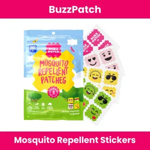 Buzzpatch Mosquito Repellent Patch | Free Lettermail Shipping Available