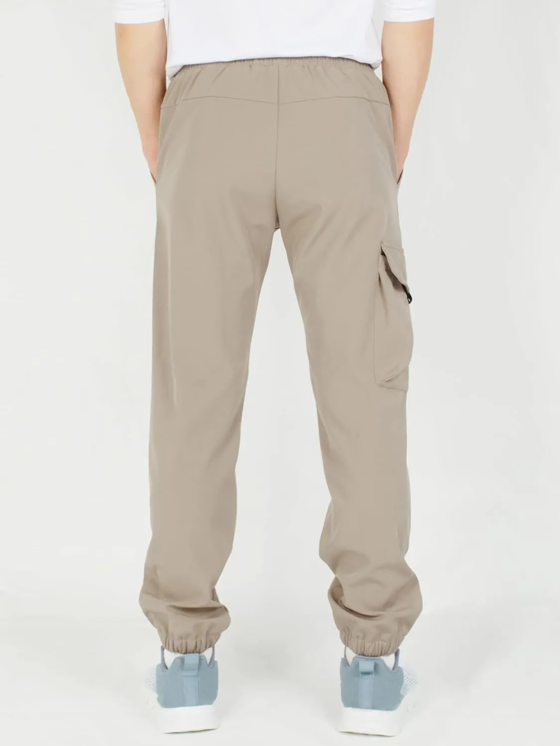 CAMLAKEE Boys' Cargo Joggers Pants Kids Elastic Waist Water Resistant Youth Outdoor Hiking Pants