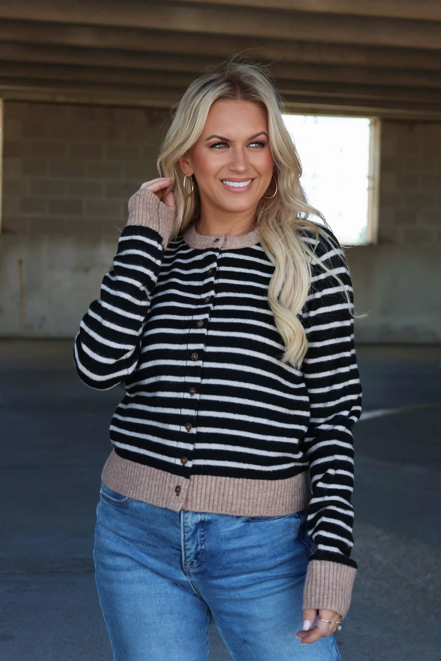 Cara Cardigan Minimalist Detailing