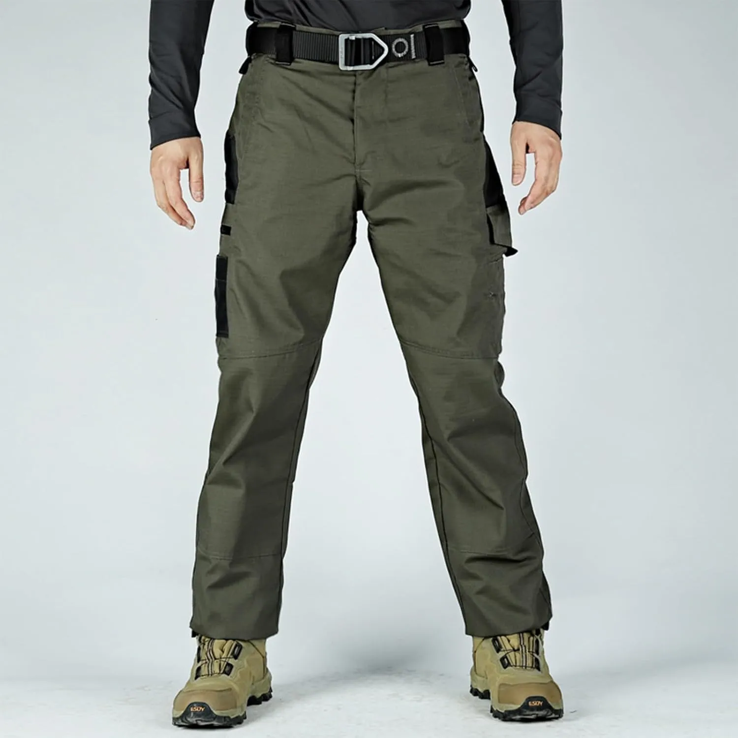 Cargo Pants for Men Warm Fleece Lined Pants Military Tactical Camo Pants Waterproof Stretch Hiking Outdoor Pants