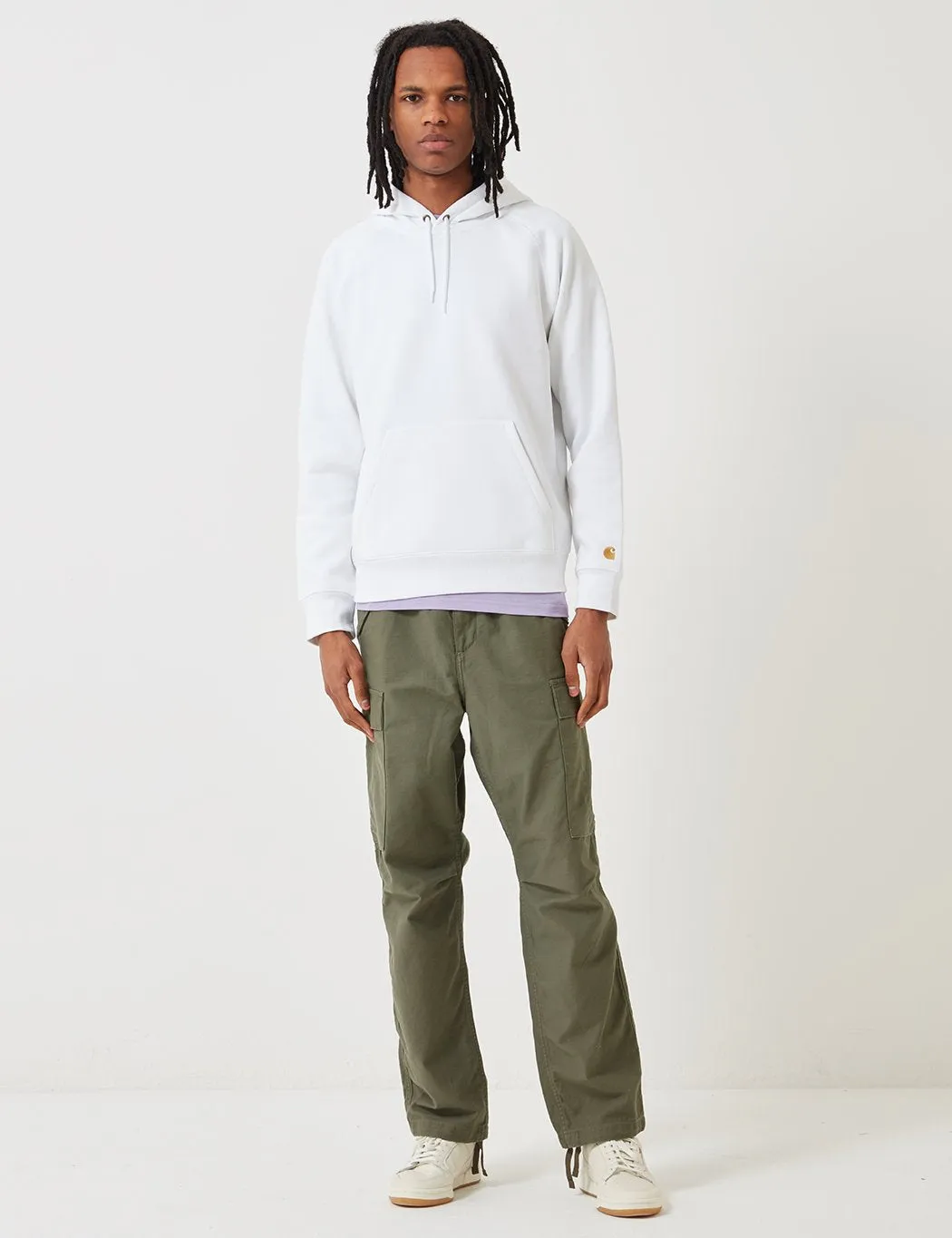 Carhartt-WIP Chase Hooded Sweatshirt - White